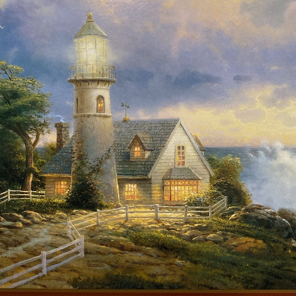 Set of 5 : Thomas Kinkade Seaside Memories Matted Print Collection